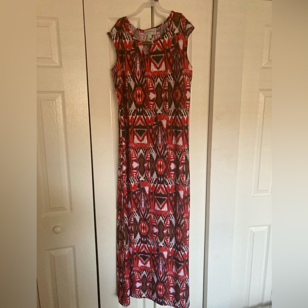 Tribal Print Maxi Dress